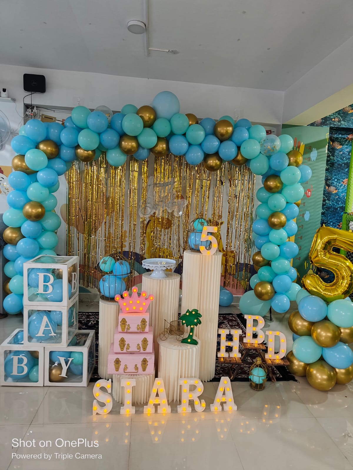 Detailed party centerpiece