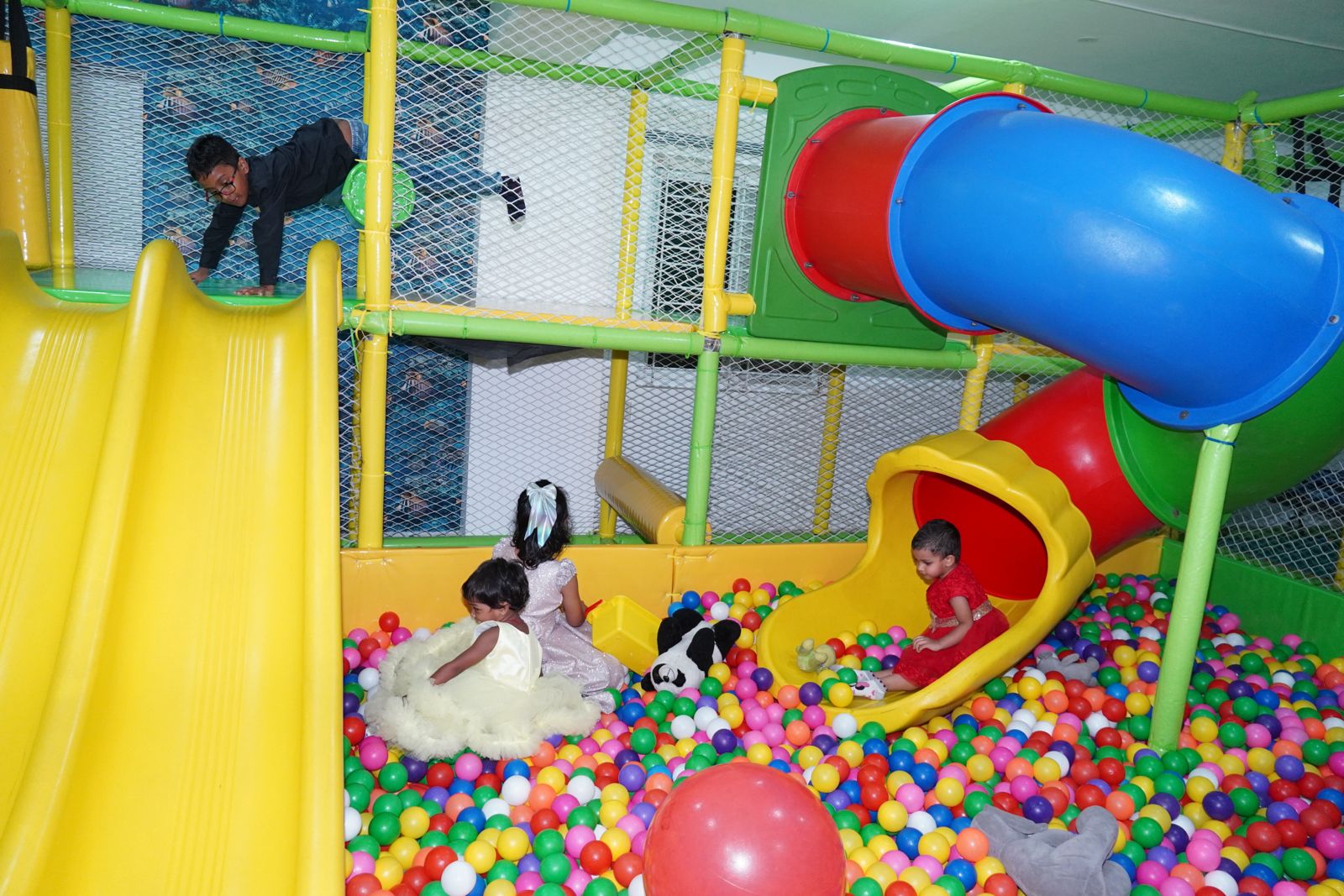 Children engaged in creative activities