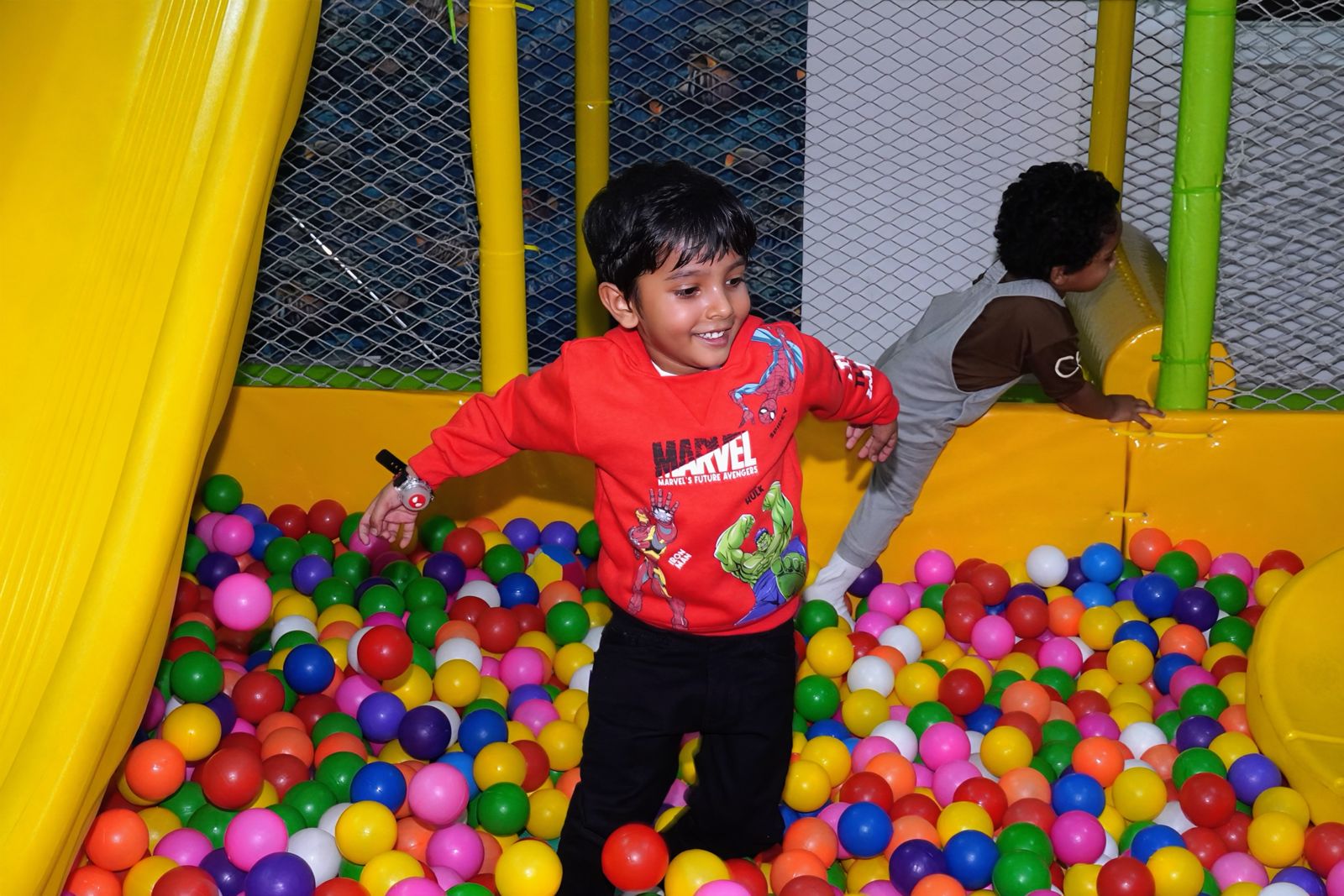 Children enjoying physical activities