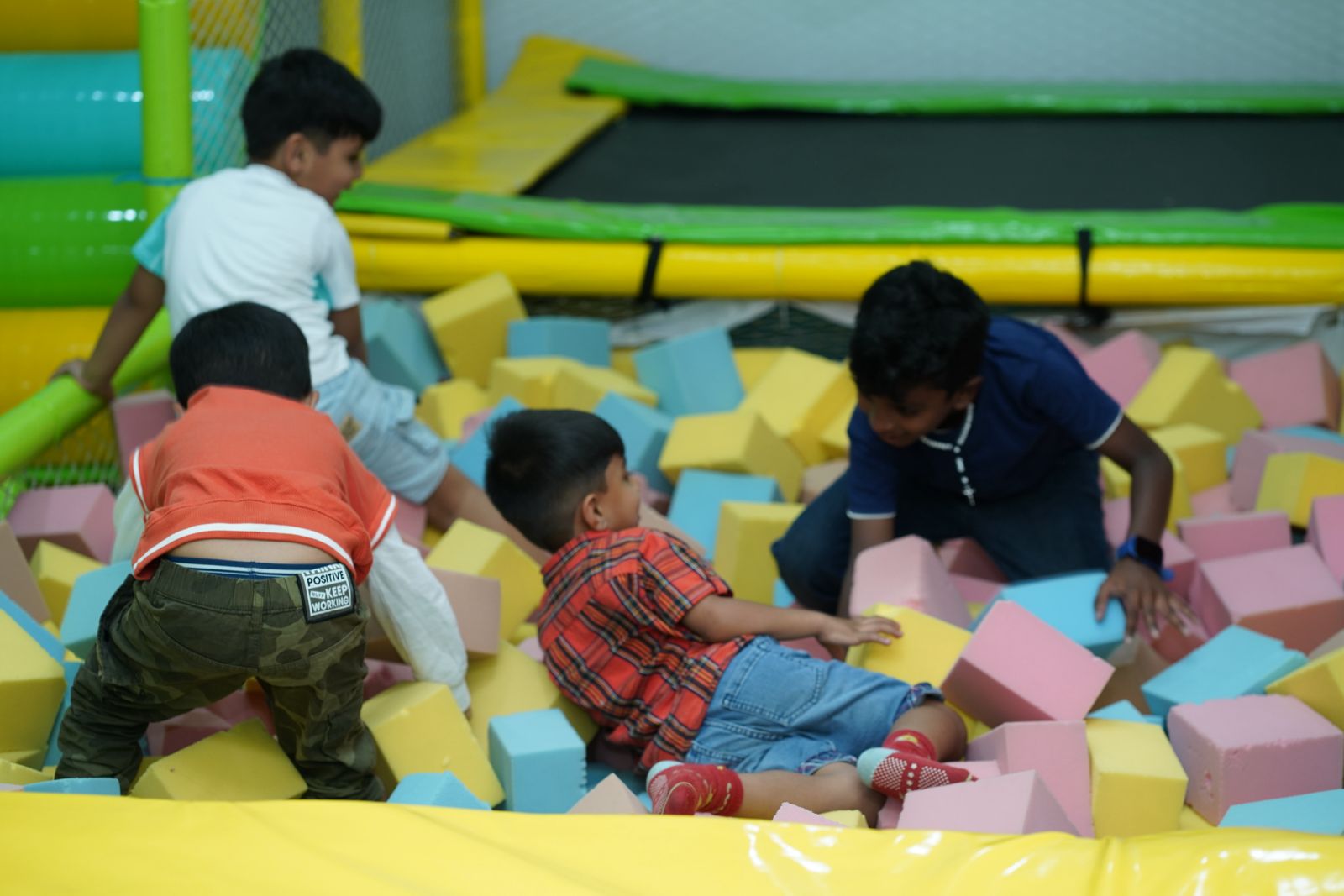Children enjoying physical activities